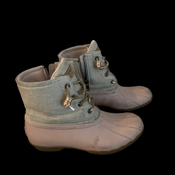 Rose gold sperry duck boots Clearance